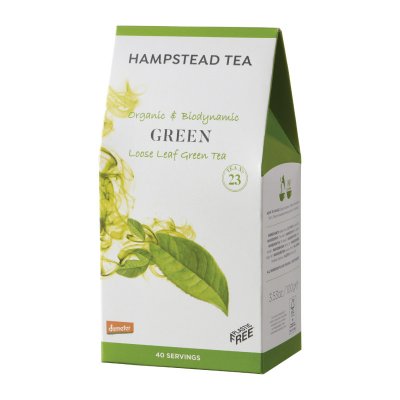 Hampstead Tea London BIO zelený sypaný čaj 100 g – Zbozi.Blesk.cz