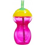 Munchkin Click Lock hrneček s brčkem růžová 296 ml – Sleviste.cz
