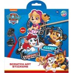 Škrabací samolepky, 5ks, Paw patrol – Hledejceny.cz