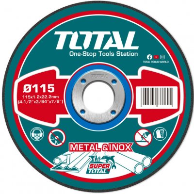 Total Kotouče řezné 115 x 1,2 x 22,2 mm TAC2211155 10 ks – Zboží Dáma
