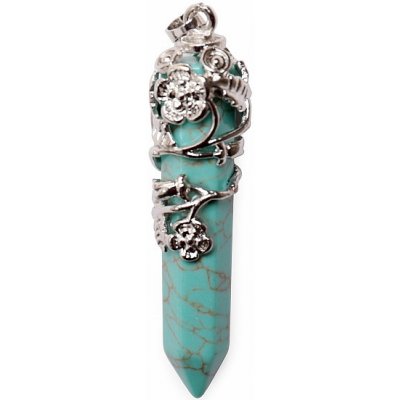 Nefertitis Tyrkenit krystal přívěsek s květinami NF28401 – Zbozi.Blesk.cz