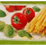 Ubrousek 33x33cm Špagety a rajčata – Zboží Dáma