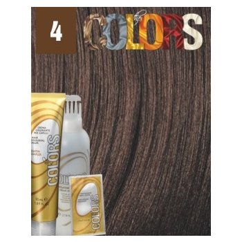 Colors Keratin Complex barva set 4 hnědá