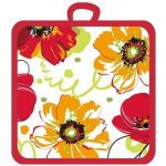 TORO Podložka pod hrnec 17x17cm červené květy – Hledejceny.cz