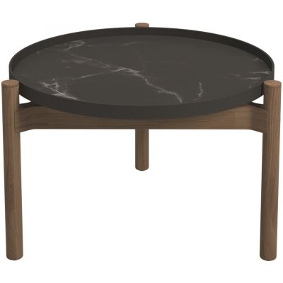 Gloster Odkládací stolek Sepal, 64x60x41 cm, rám tek, deska keramika dekor Emperor – Hledejceny.cz
