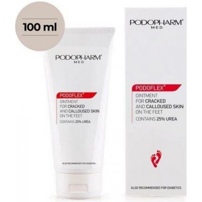 PODOPHARM PODOFLEX mast na popraskanou, mozolnatou kůži s 25% UREY 100 ml – Sleviste.cz