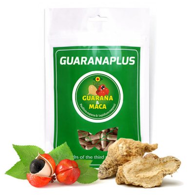 GuaranaPlus Guarana + Maca XL 400 kapslí – Hledejceny.cz