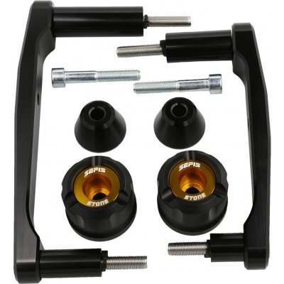 SEFIS STONE padací protektory Kawasaki Z900 2017-2025 zlatá – Sleviste.cz