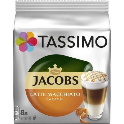 Tassimo Jacobs Latte Macchiato Caramel kapsle 16 ks – Zboží Mobilmania
