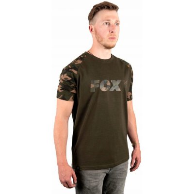 Fox Tričko Black Camo print T-shirt – Zboží Mobilmania