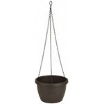 PLASTKON květináč Marina 25 cm hnědý – Zboží Dáma