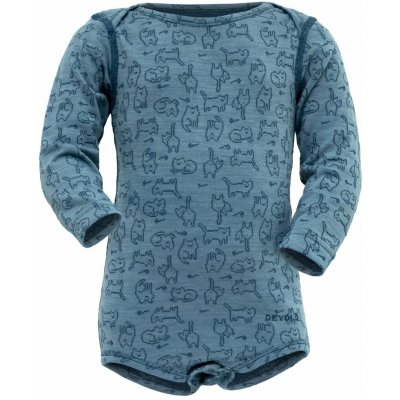 Dětské funkční body s merinem Devold Duo active baby moon s dlouhým rukávem – Hledejceny.cz
