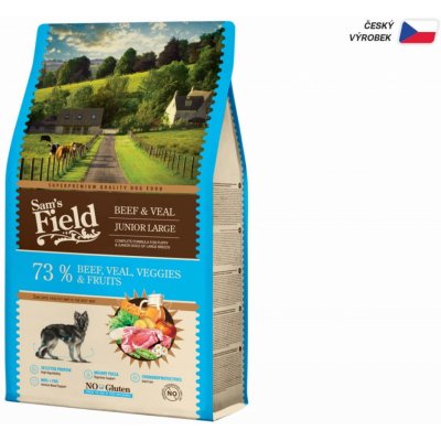 Sam's Field Gluten Free Junior Large Beef & Veal 2,5 kg – Zboží Mobilmania