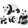 Figurka Mikro trading Zoolandia Samec a samice pandy s mláďaty