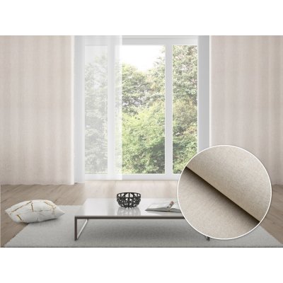 Biante 100% zatemňovací závěs Blackout BKW-207 Pískové žíhání 130x200 cm – Hledejceny.cz