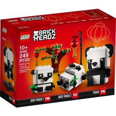 LEGO® BrickHeadz 40466 Čínský Nový rok Pandy – Zboží Mobilmania