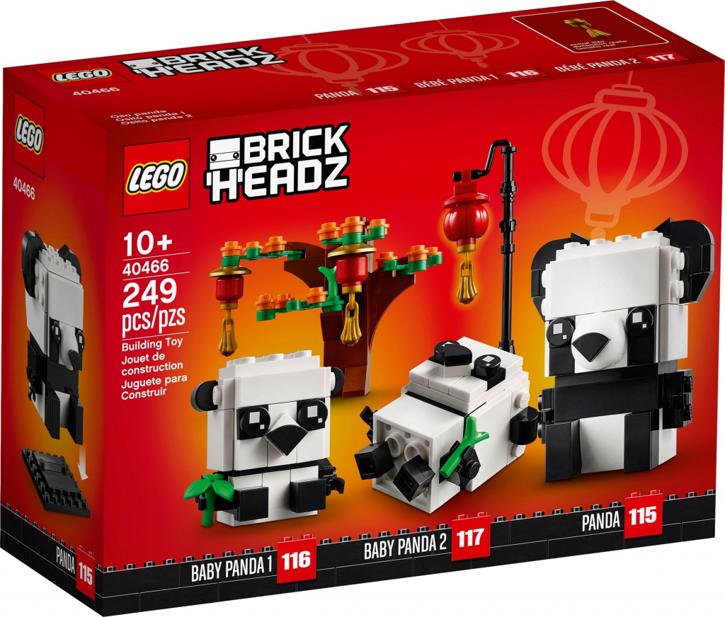 LEGO® BrickHeadz 40466 Čínský Nový rok Pandy