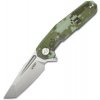 KUBEY Carve Liner Lock Folding Knife Camo G10 Handle KB237H