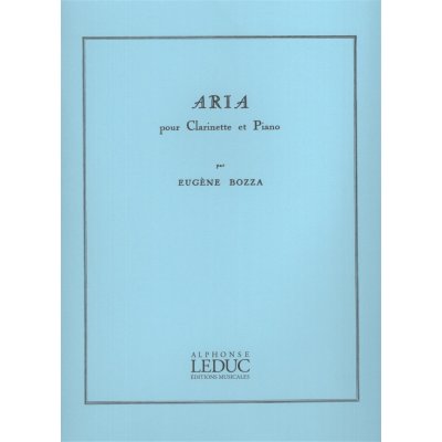 ARIA by Eugene Bozza klarinet + klavír – Sleviste.cz