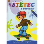 JIKO Dětské omalovánky A4 Štětec a pastelka 1. Skate – Zboží Mobilmania