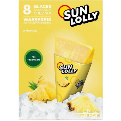 SUN LOLLY ZMRZLINA k domácímu zmražení ANANAS 8ks – Hledejceny.cz