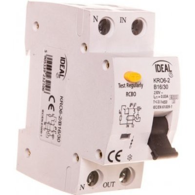 Jistič-chránič KRO6-2/B16/30 Kanlux 23210 – HobbyKompas.cz