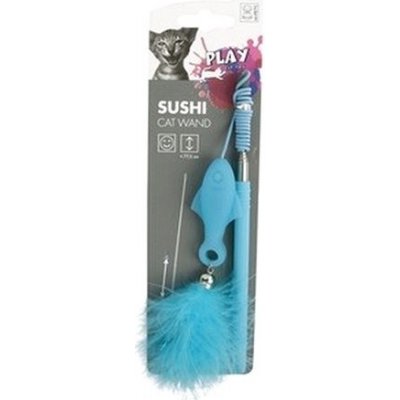 M-Pets Sushi Teleskopická udice s pírky 43 cm – Zboží Dáma