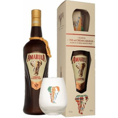 Amarula Cream 17% 0,7 l (dárkové balení 1 sklenice) – Zbozi.Blesk.cz