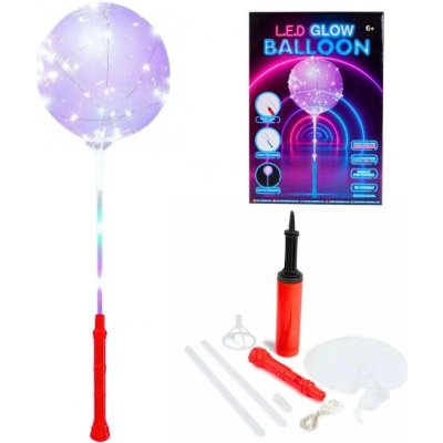 Mikrotrading Glow nafukovací balónek na baterie s LED světlem v krabičce – Zboží Dáma