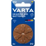 Varta Hearing Aid Batteries Type 312 6ks 24607101416 – Zboží Živě