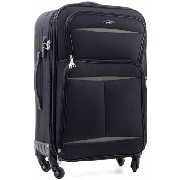 Cestovní kufr RGL 805 černo-šedá 61x41x19 cm