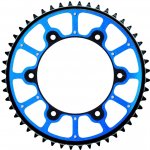 GROSSKOPF rozeta PRO EXtremE (ocel-hliník - DUAL RING / STEALTH) barva světle modrá 808 48 (80848) SUZUKI DRZ 400 00-24, RM 125/250, RMZ 250/450 (JTR808.48) (řetěz520) – Zbozi.Blesk.cz