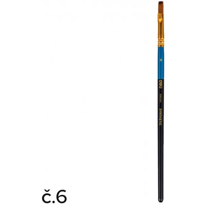 Štětec Deli syntetický plochý č. 6 – Zboží Dáma