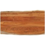 Omaxi 093508 Stolní deska 110x60x2,5cm obdélníková masivní akácie živá hrana – Zboží Dáma