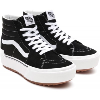 Vans UA SK8-Hi Stacked (suede/canvas), black/blanc de blanc