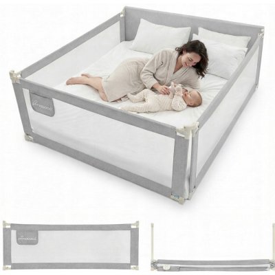 PRIMABOBO zábrana CLASSIC 200x180 cm 3 ks skládací ŠEDÁ – Sleviste.cz