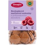 Biopekárna Zemanka Bezlepkové pohankovo malinové Bio sušenky 100 g – Zboží Dáma