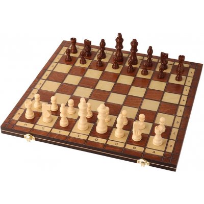 ČistéDřevo Dřevěné magnetické šachy 39 x 39 cm – Zboží Dáma