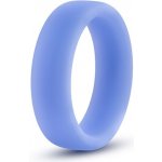 Blush The Performance Silicone Glo Cock Ring Blue - svítící erekční kroužek modrý