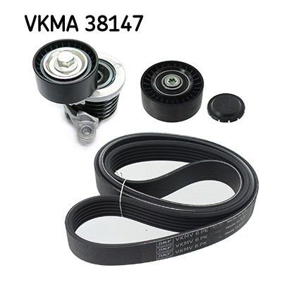 Sada žebrovaných klínových řemenů SKF VKMA 38147 – Zboží Mobilmania