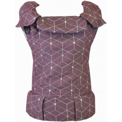 MoniLu uni Cubes Burgundy 2 Standard – Zboží Mobilmania