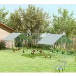 PawHut Ocelový výběh pro kuřata 300 x 800 x 195 cm – Sleviste.cz