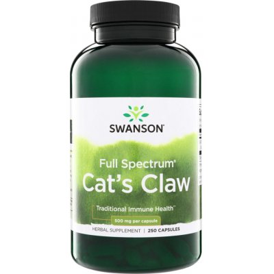 Swanson Cat's Claw Kočičí Dráp 500 mg 250 kapslí – Hledejceny.cz