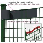 TECTAKE Stínící plotová folie s upevňovacími sponami, 70 m,antracit – Zboží Dáma