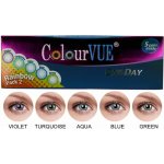 MaxVue Vision ColourVue One Day TruBlends - nedioptrické 10 čoček Rainbow 1 – Hledejceny.cz