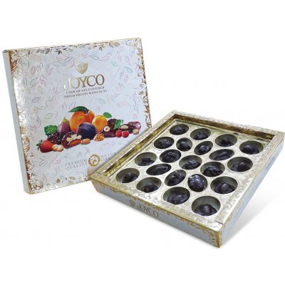Joyco Čokoládové bonbony se sušeným ovocem a oříšky 157g – Zboží Mobilmania
