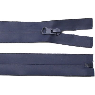 Voděodolný zip 80cm rozepínací tmavě modrý matný – Hledejceny.cz