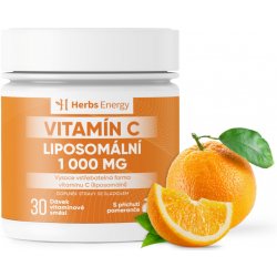 Herbs Energy Vitamín C 1000 mg liposomální pomeranč, 30 dávek