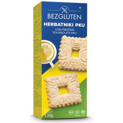 Bezgluten sušenky čajové nízkobílkovinné 130 g – Sleviste.cz