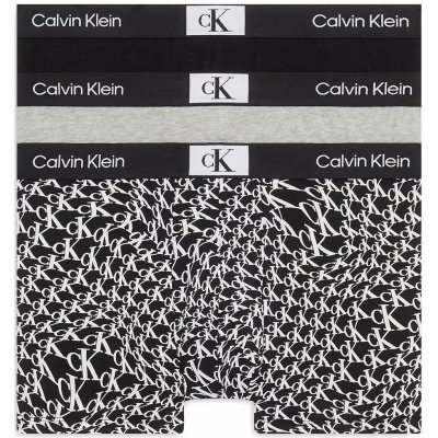 Calvin Klein pánské spodní prádlo Trunk 3PK 000NB3528EJGN – Zboží Mobilmania